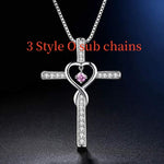 Infinity Love Cross Necklace