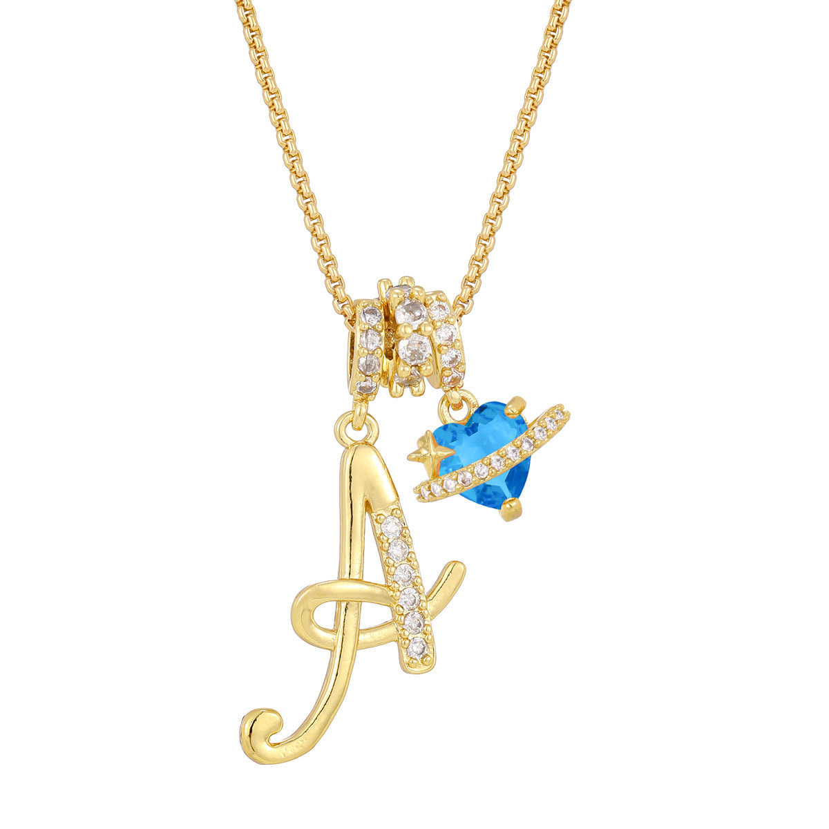 Personalized Initial Letter Necklace