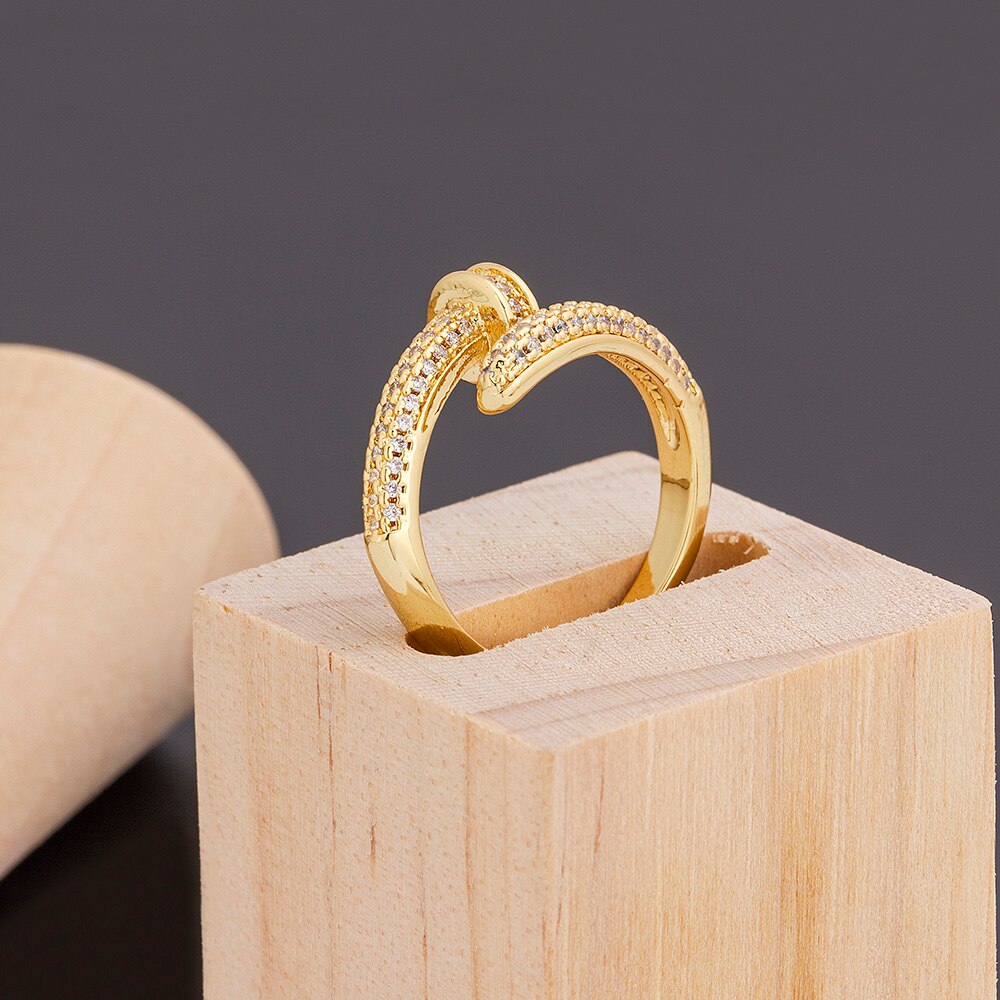 Adjustable Nail Design Ring