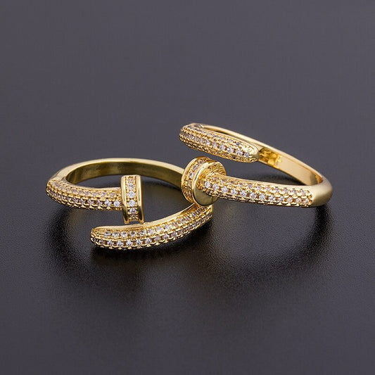 Adjustable Nail Design Ring
