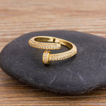 Adjustable Nail Design Ring