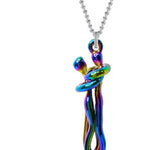 Romantic Hug Couple Necklace