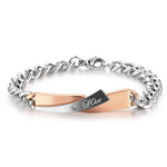 Matching Couple Cross Bracelet