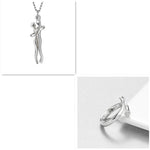 Romantic Hug Couple Necklace