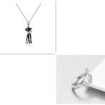 Romantic Hug Couple Necklace