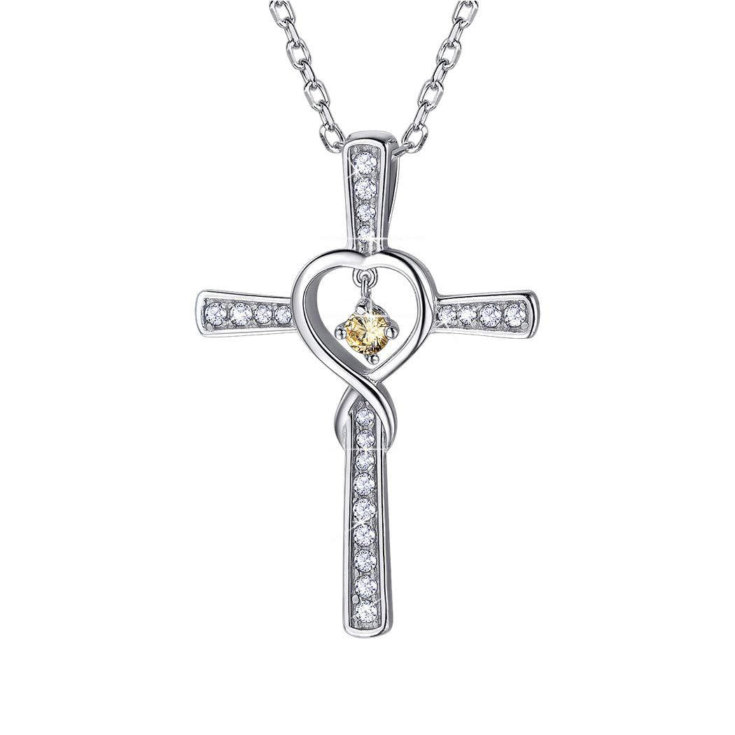 Infinity Love Cross Necklace