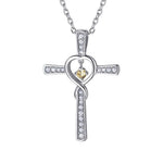 Infinity Love Cross Necklace