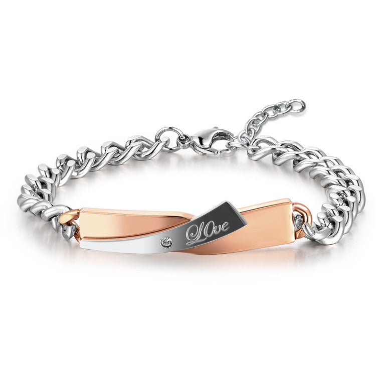 Matching Couple Cross Bracelet