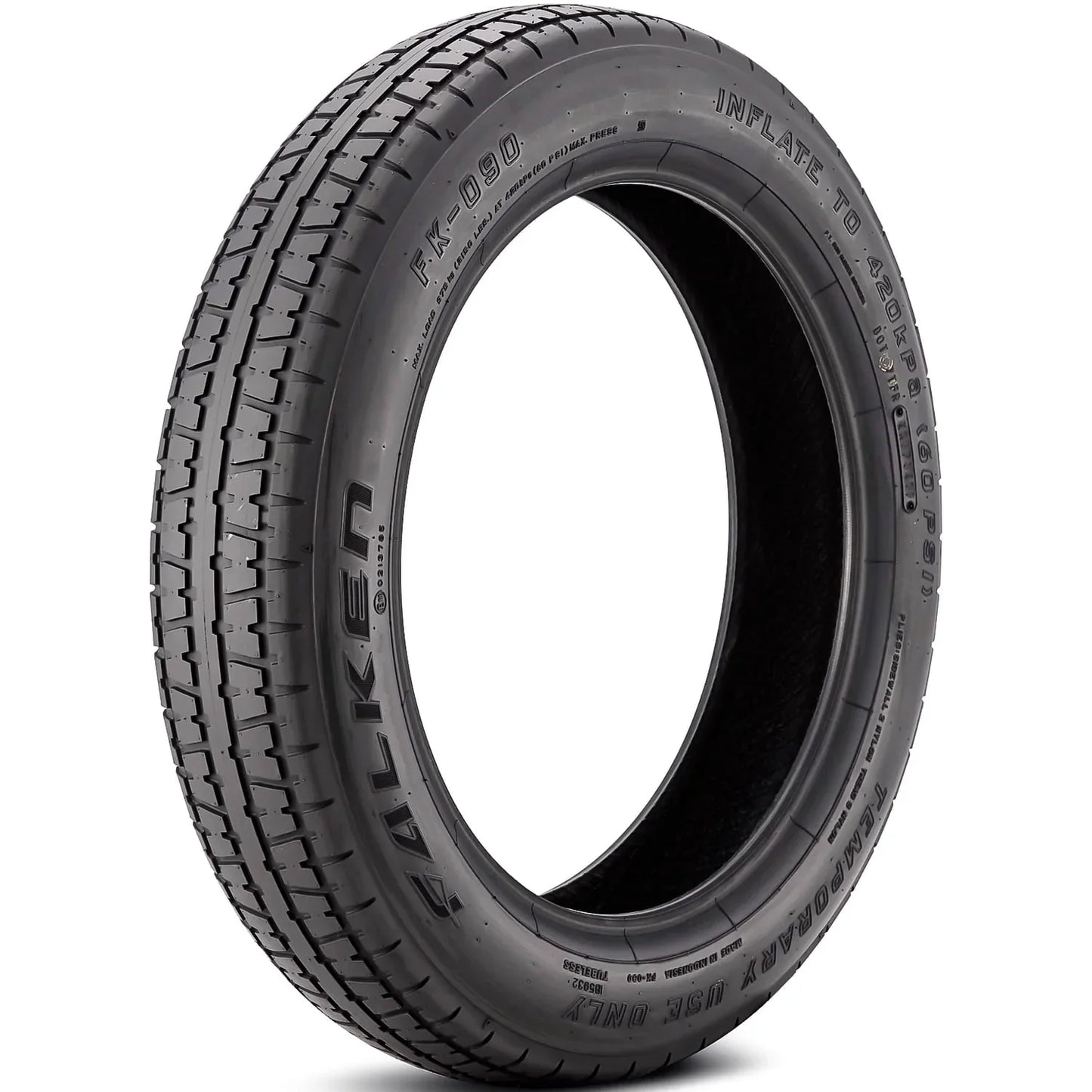 Falken FK-090 T125/70D17 98M Temporary Spare Tire �� Compact Emergency Replacement Tire