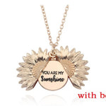Sunflower Letter Necklace