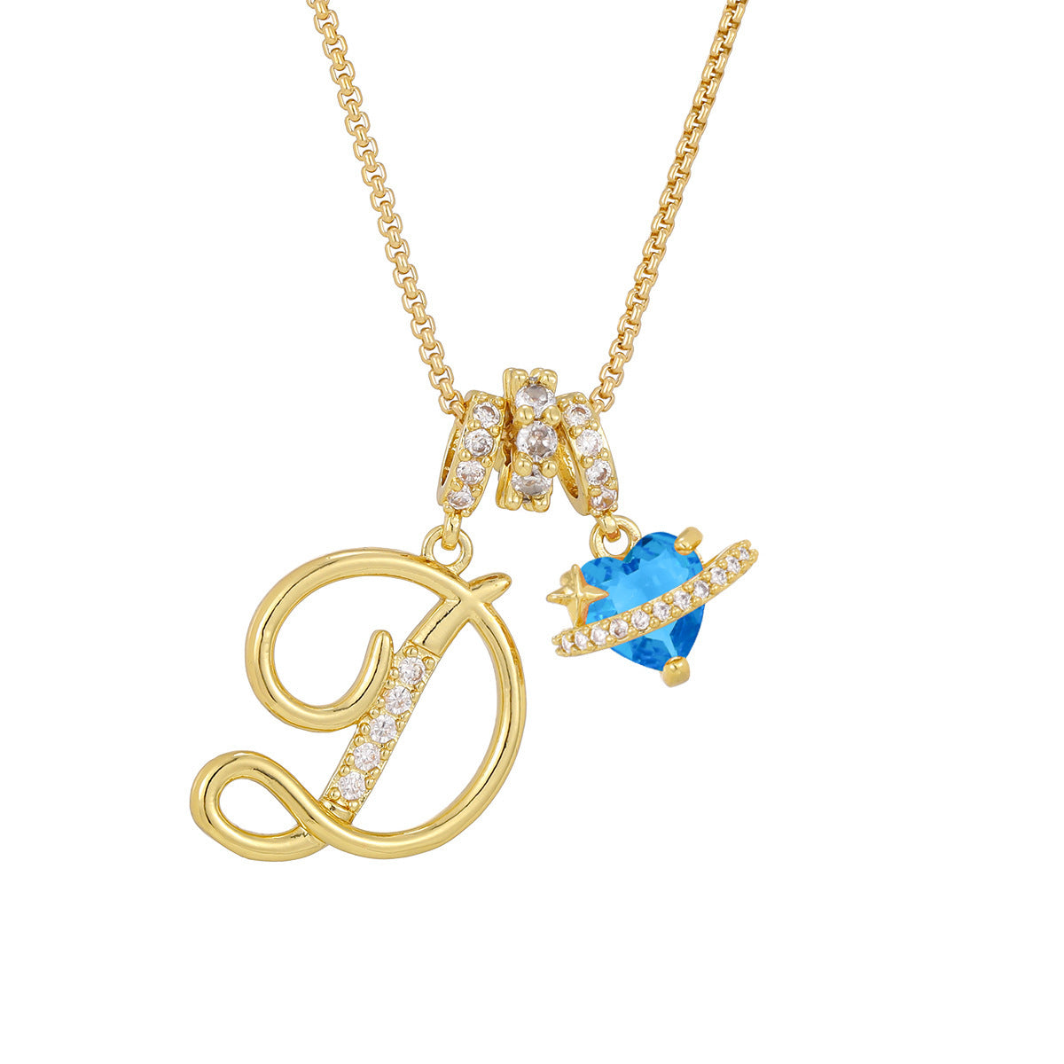Personalized Initial Letter Necklace