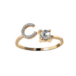 Adjustable Initial Letter Ring