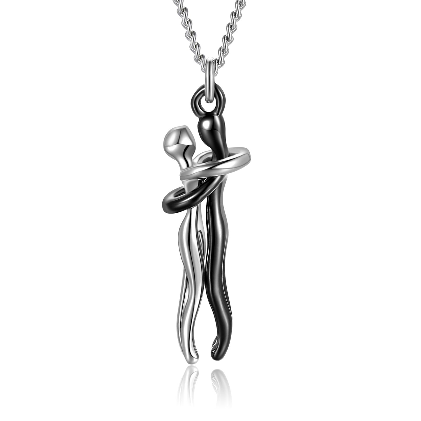 Romantic Hug Couple Necklace