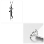 Romantic Hug Couple Necklace