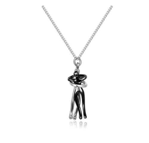 Romantic Hug Couple Necklace