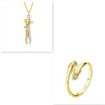 Romantic Hug Couple Necklace