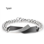 Matching Couple Cross Bracelet