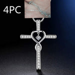 Infinity Love Cross Necklace