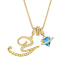 Personalized Initial Letter Necklace