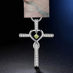 Infinity Love Cross Necklace