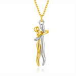 Romantic Hug Couple Necklace