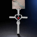 Infinity Love Cross Necklace