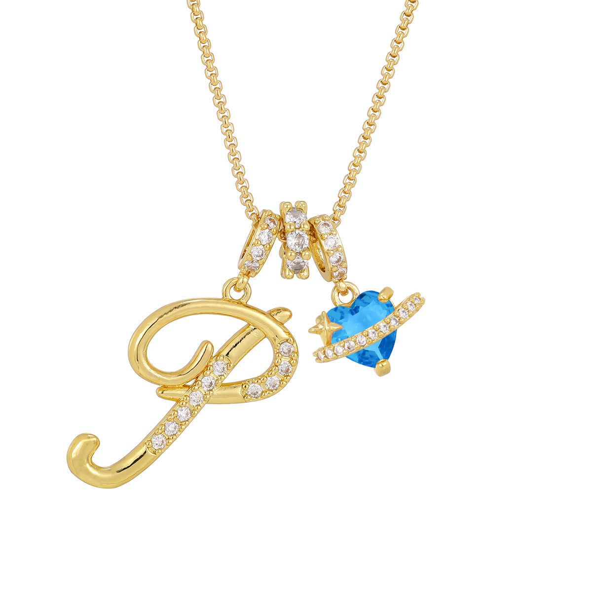 Personalized Initial Letter Necklace