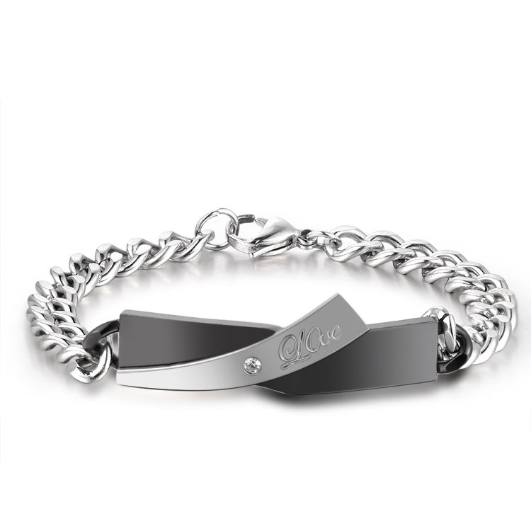 Matching Couple Cross Bracelet