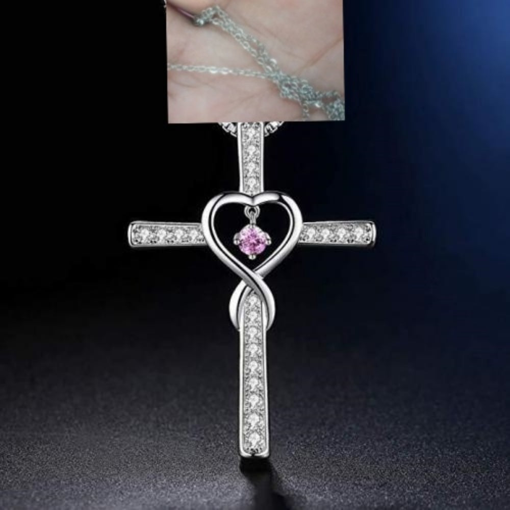 Infinity Love Cross Necklace
