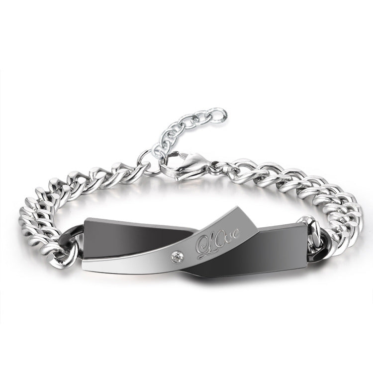 Matching Couple Cross Bracelet
