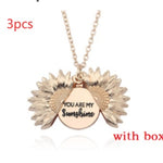 Sunflower Letter Necklace