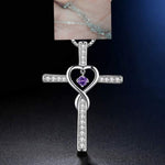 Infinity Love Cross Necklace