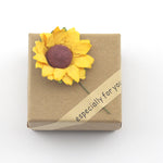 Sunflower Letter Necklace