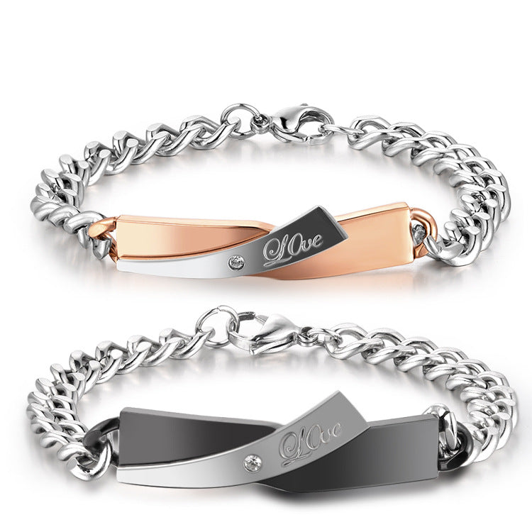 Matching Couple Cross Bracelet