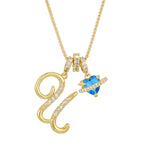 Personalized Initial Letter Necklace