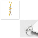 Romantic Hug Couple Necklace