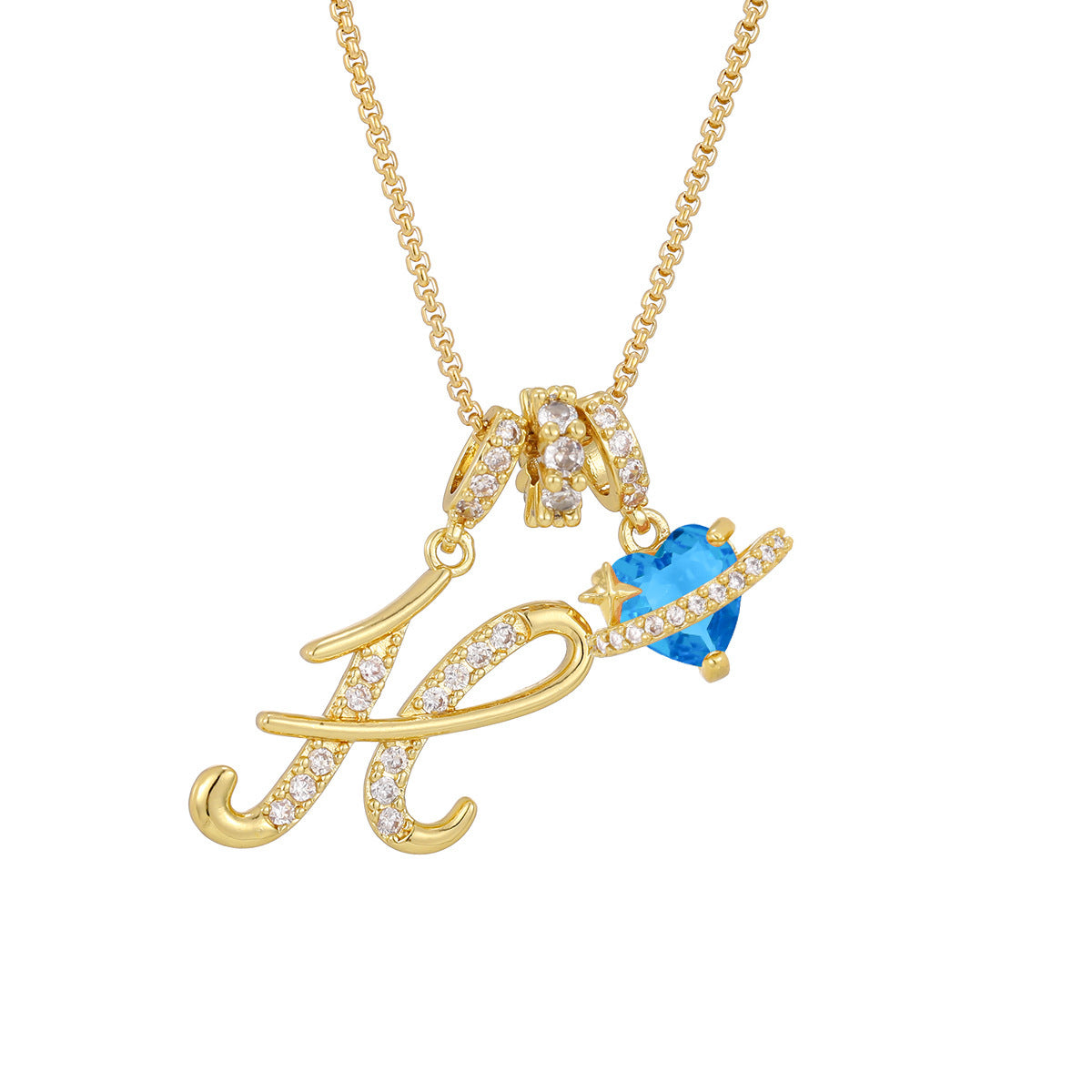 Personalized Initial Letter Necklace