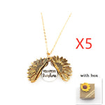 Sunflower Letter Necklace