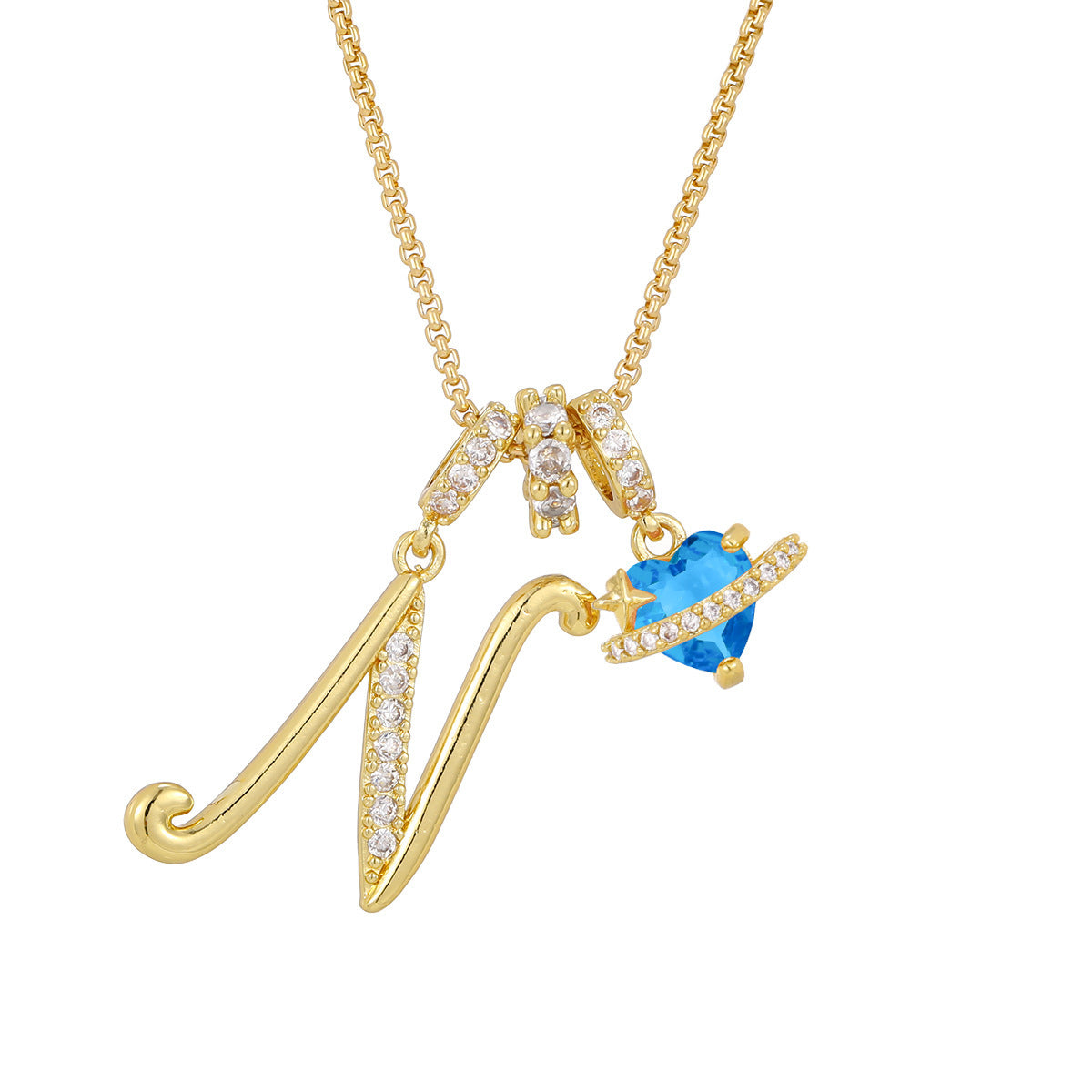 Personalized Initial Letter Necklace