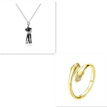 Romantic Hug Couple Necklace