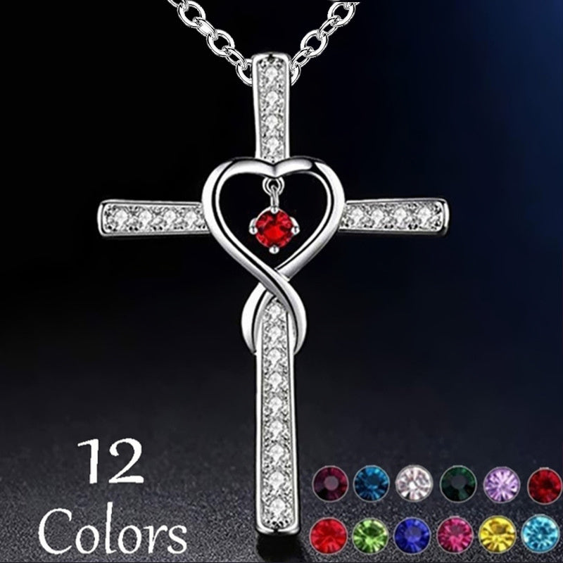 Infinity Love Cross Necklace