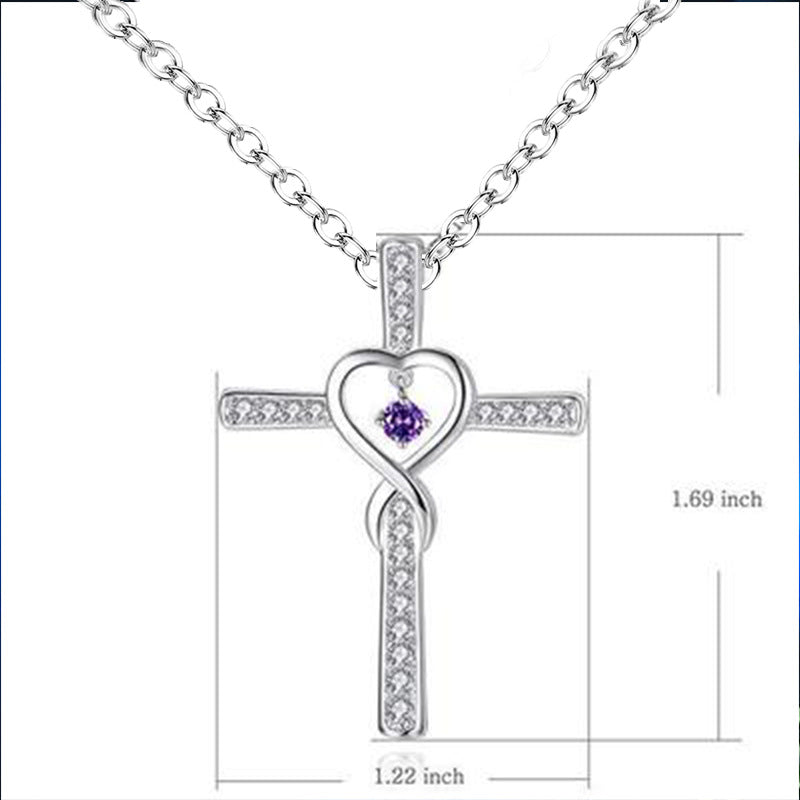 Infinity Love Cross Necklace