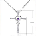 Infinity Love Cross Necklace