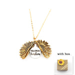 Sunflower Letter Necklace