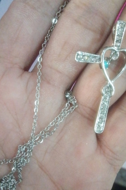 Infinity Love Cross Necklace