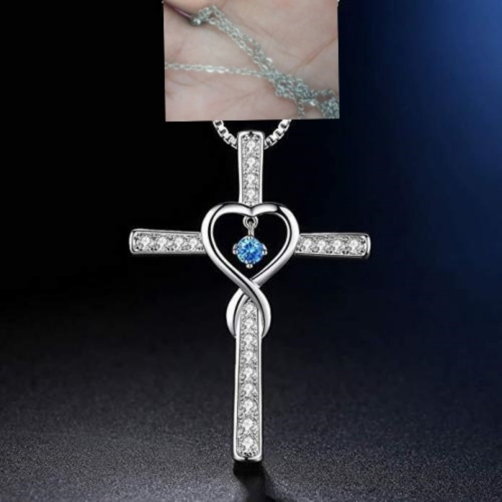 Infinity Love Cross Necklace