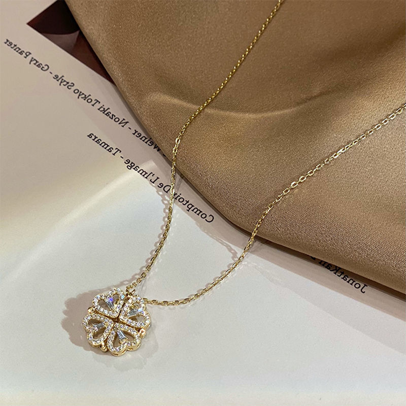 Magnetic Heart Couple Necklace