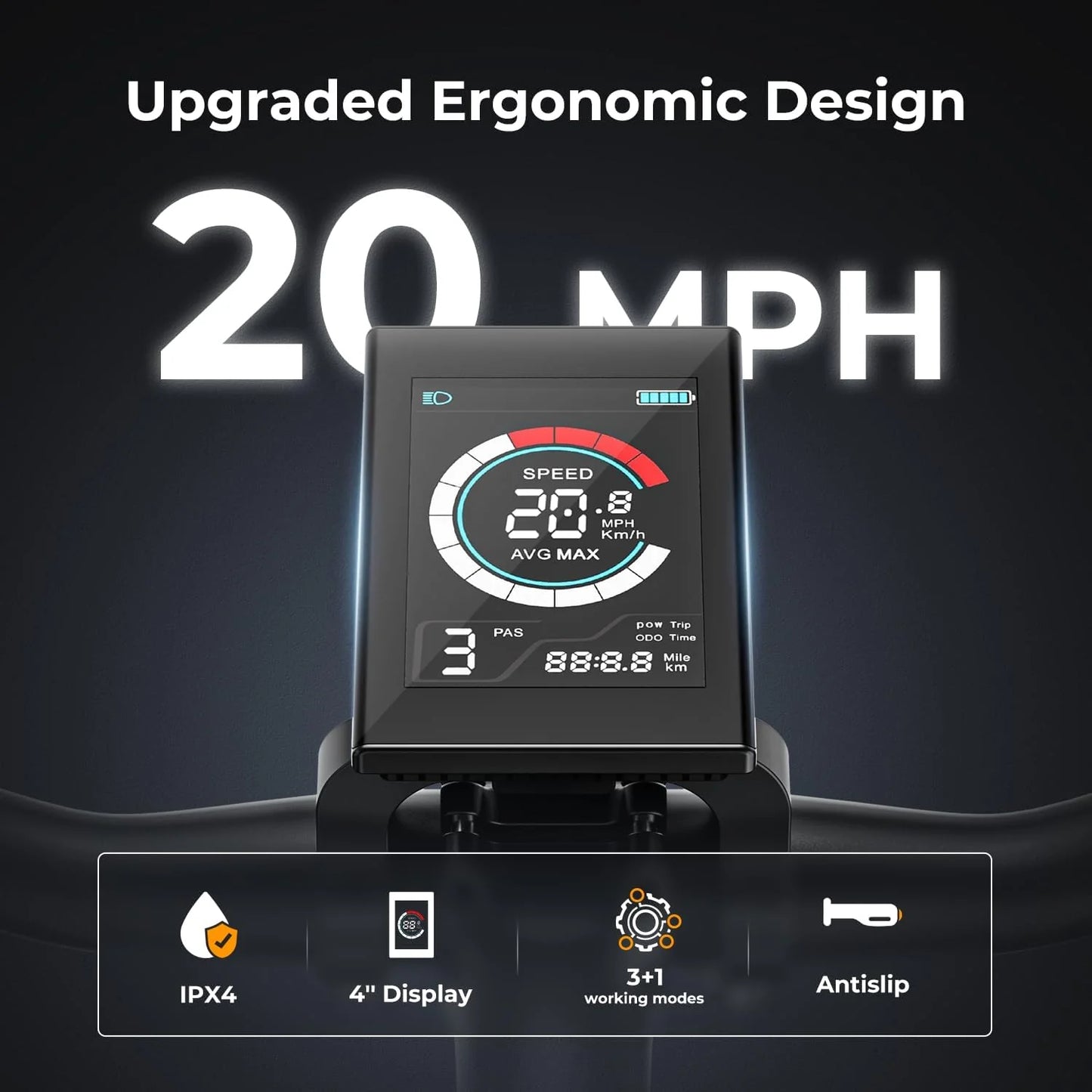 Eb5 Electric Bike 500W Motor 40Miles 20Mph