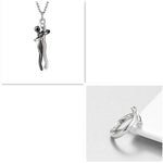 Romantic Hug Couple Necklace