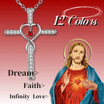 Infinity Love Cross Necklace